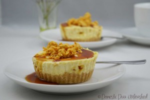 Domestic Diva: Mini Honeycomb Cheesecakes