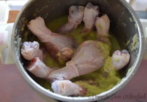 Domestic Diva - Chicken Drumsticks with Pear and Celery Marinade -Cooked in the Thermomix