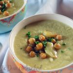 Vegetable Soup with Roasted Garlic & Chickpeas