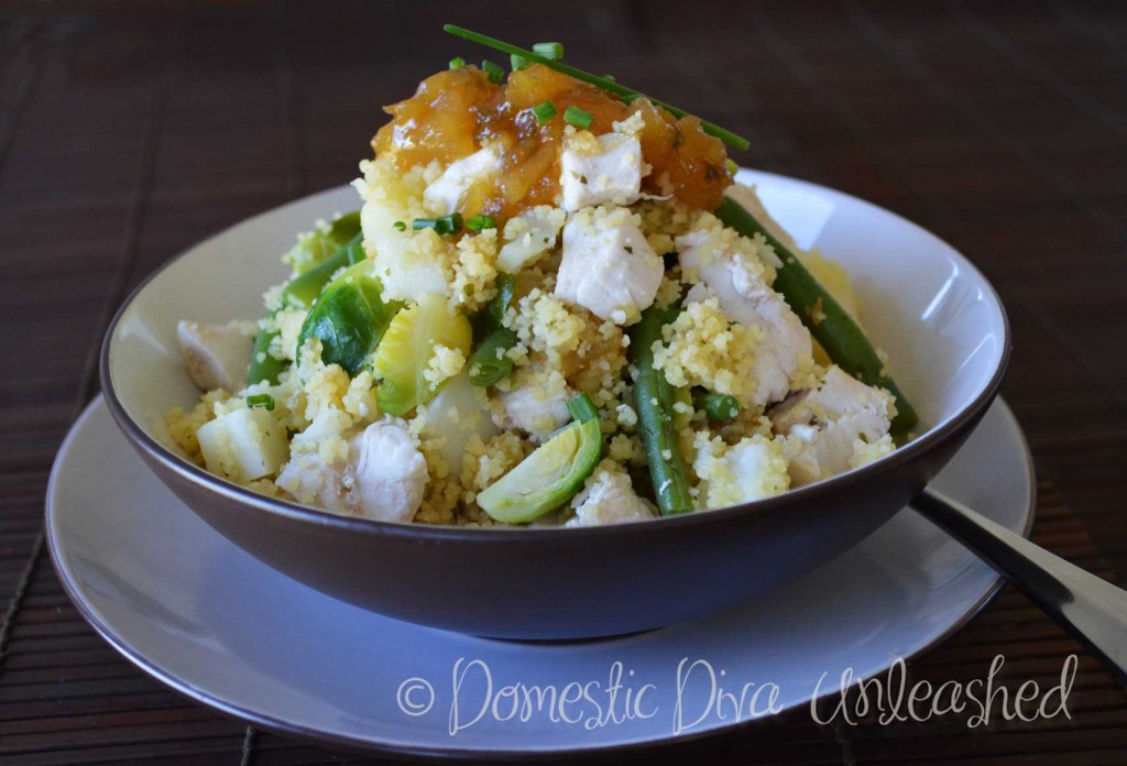 Domestic Diva: Chicken and Cous Cous Salad in the Varoma