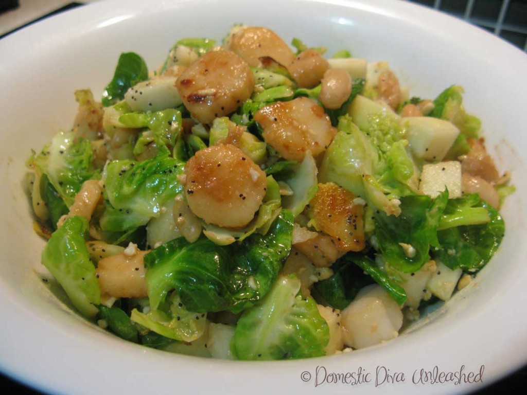 Domestic Diva - Seared Scallop Salad