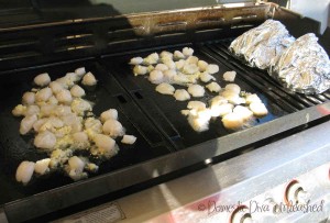 Garlic Scallops on the BBQ