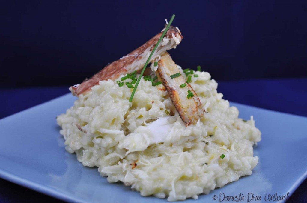 Crab Risotto with Mascarpone — Domestic Diva Unleashed